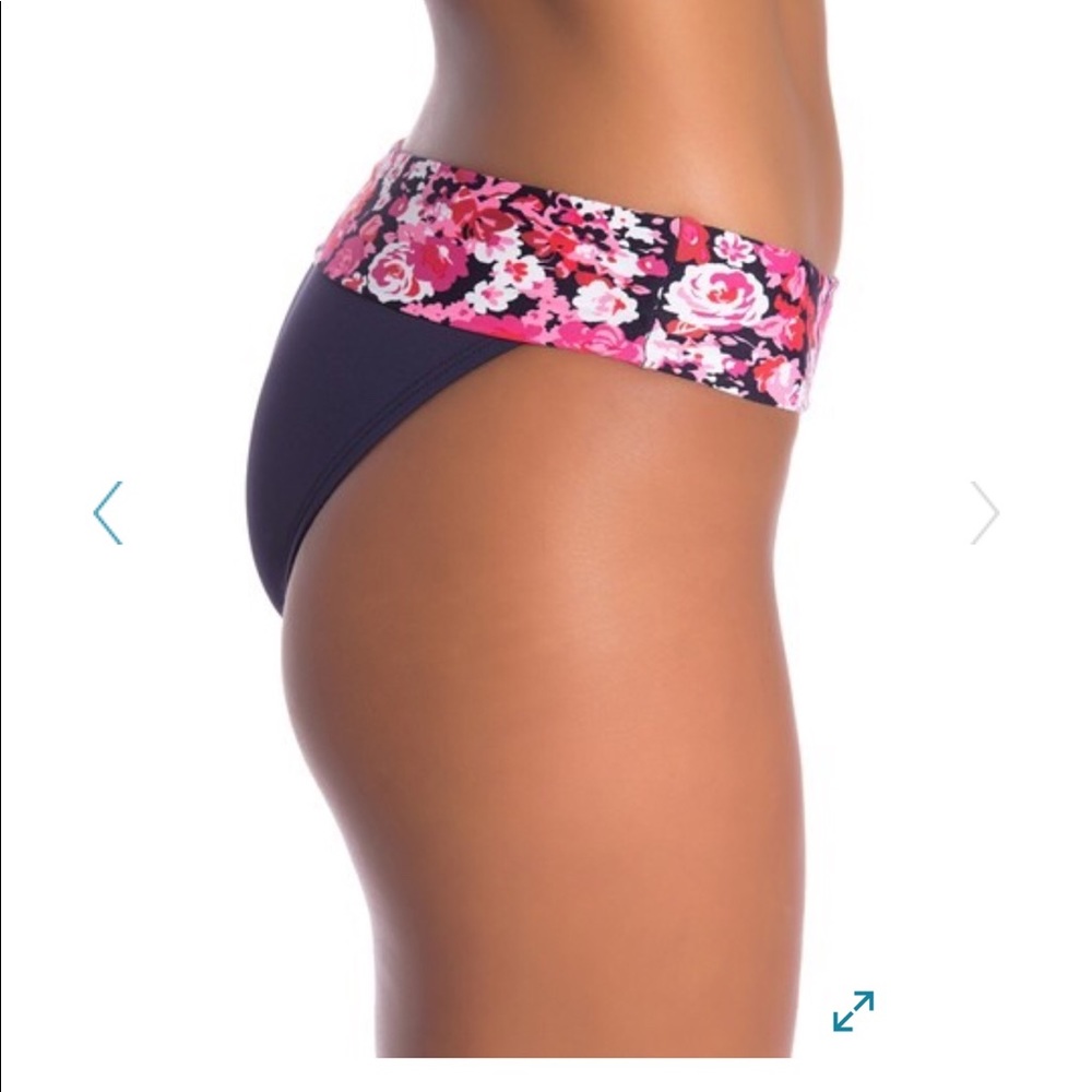 NWT Nautica Core Floral Waistband Bikini Bottom - Picture 3 of 8